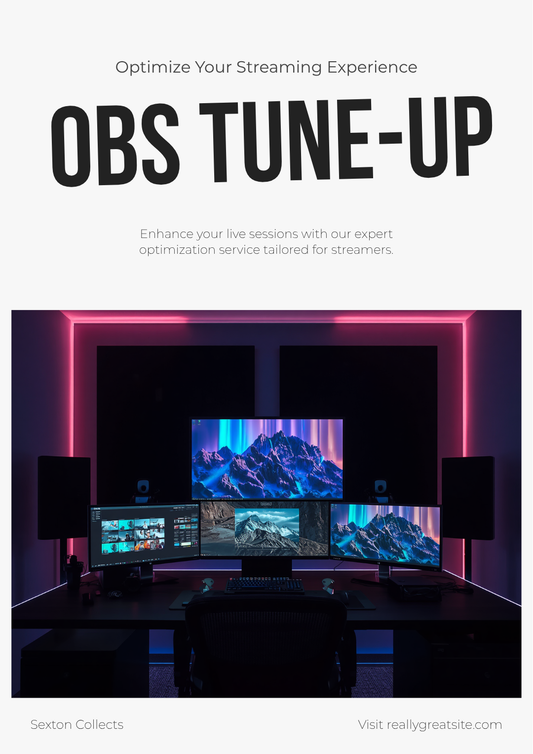 OBS tune-up training session for live sellers — hands-on stream optimization | Sexton Collects