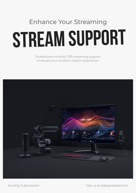 Monthly OBS stream support retainer for live sellers — Sexton Collects