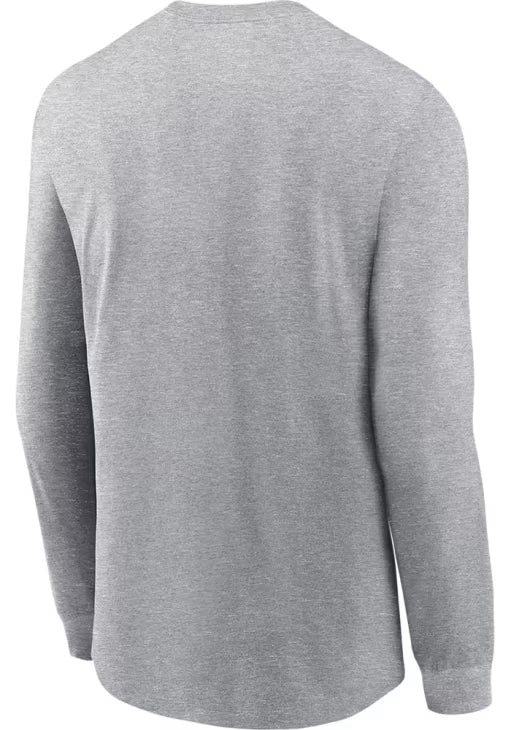 Kansas City Chiefs Nike Super Bowl LVIII Champions Long Sleeve Shirt - Heather Gray