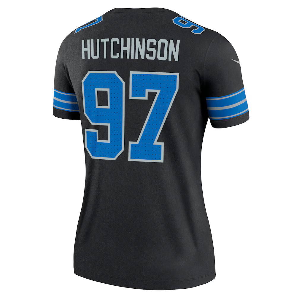 Aidan Hutchinson Detroit Lions Nike Women's Legend Top - Black