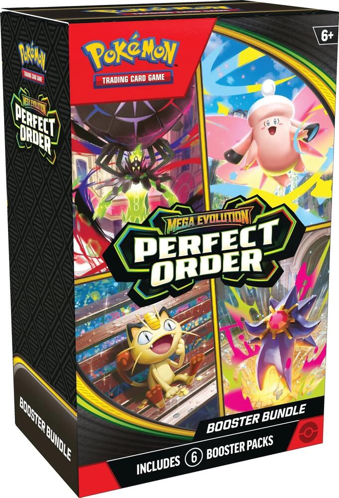 Pokémon TCG Mega Evolutions Perfect Order Booster Bundle — Factory Sealed