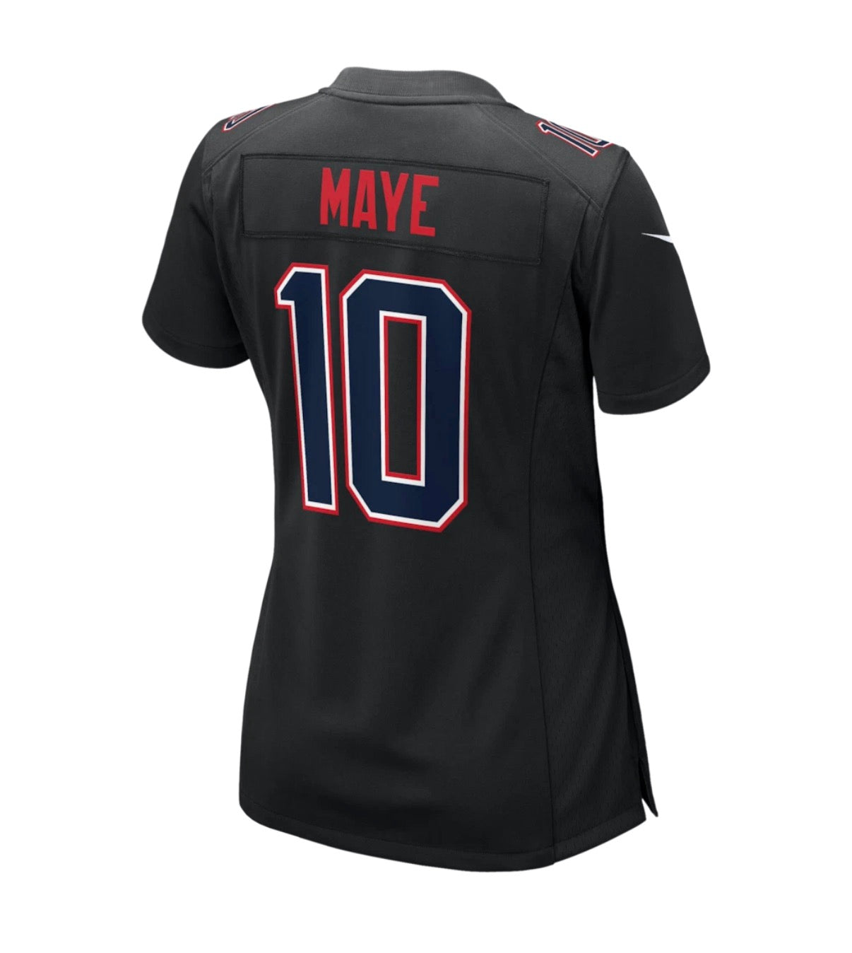 Drake Maye Patriots Nike Women's Super Bowl LX Game Jersey - Black - L