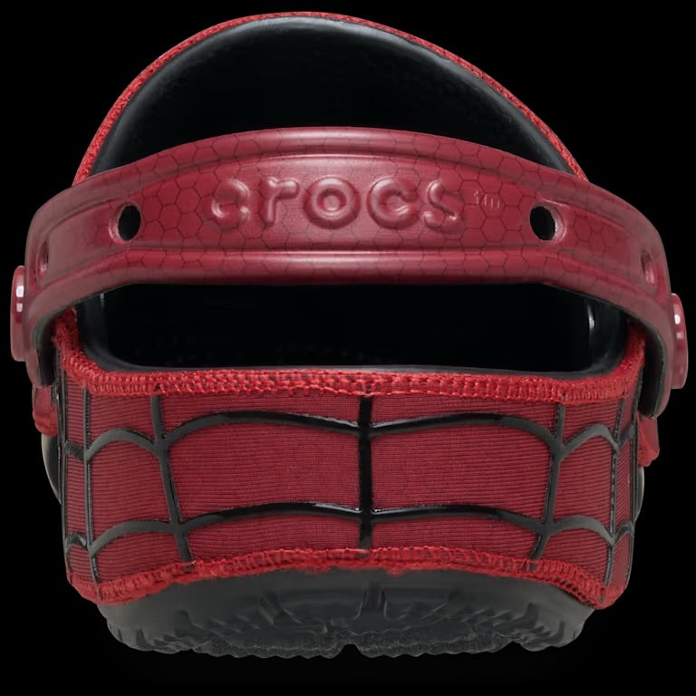 Crocs Spider-Man Neo Classic Clog M5 W7 heel view