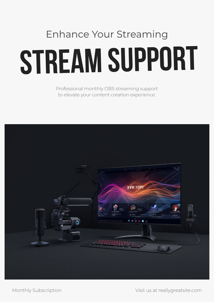 Monthly OBS stream support retainer for live sellers — Sexton Collects