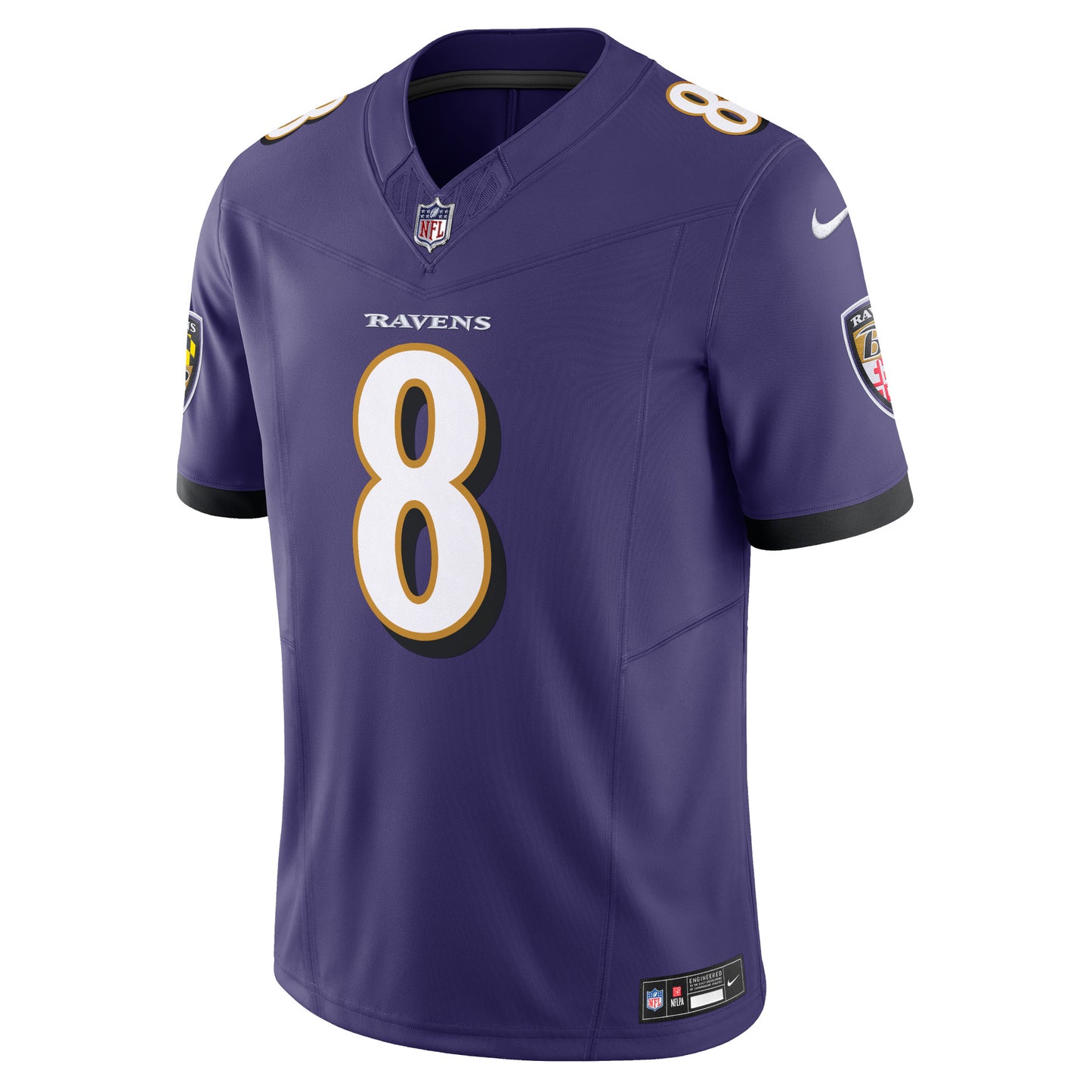 Lamar Jackson Ravens Nike Vapor F.U.S.E. Limited Jersey - Purple - 2XL