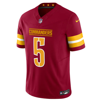 Jayden Daniels Commanders Nike Vapor F.U.S.E. Limited Jersey - Burgundy - XL