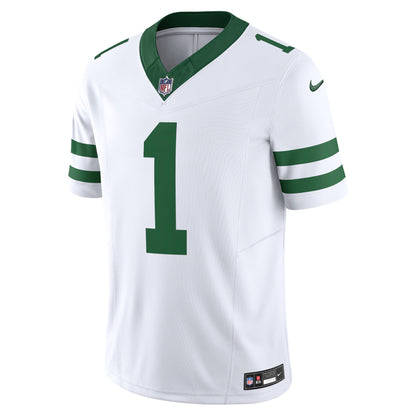 Sauce Gardner Jets Nike Vapor F.U.S.E. Limited Jersey - Legacy White - 2XL