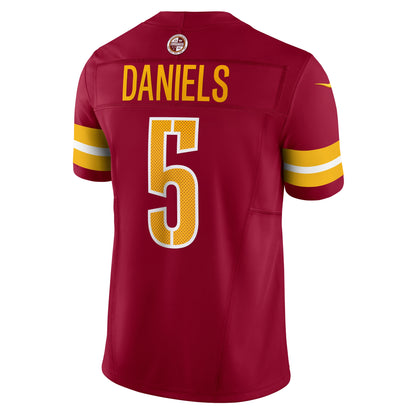 Jayden Daniels Commanders Nike Vapor F.U.S.E. Limited Jersey - Burgundy - XL