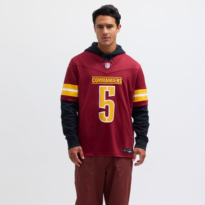 Jayden Daniels Commanders Nike Vapor F.U.S.E. Limited Jersey - Burgundy - XL