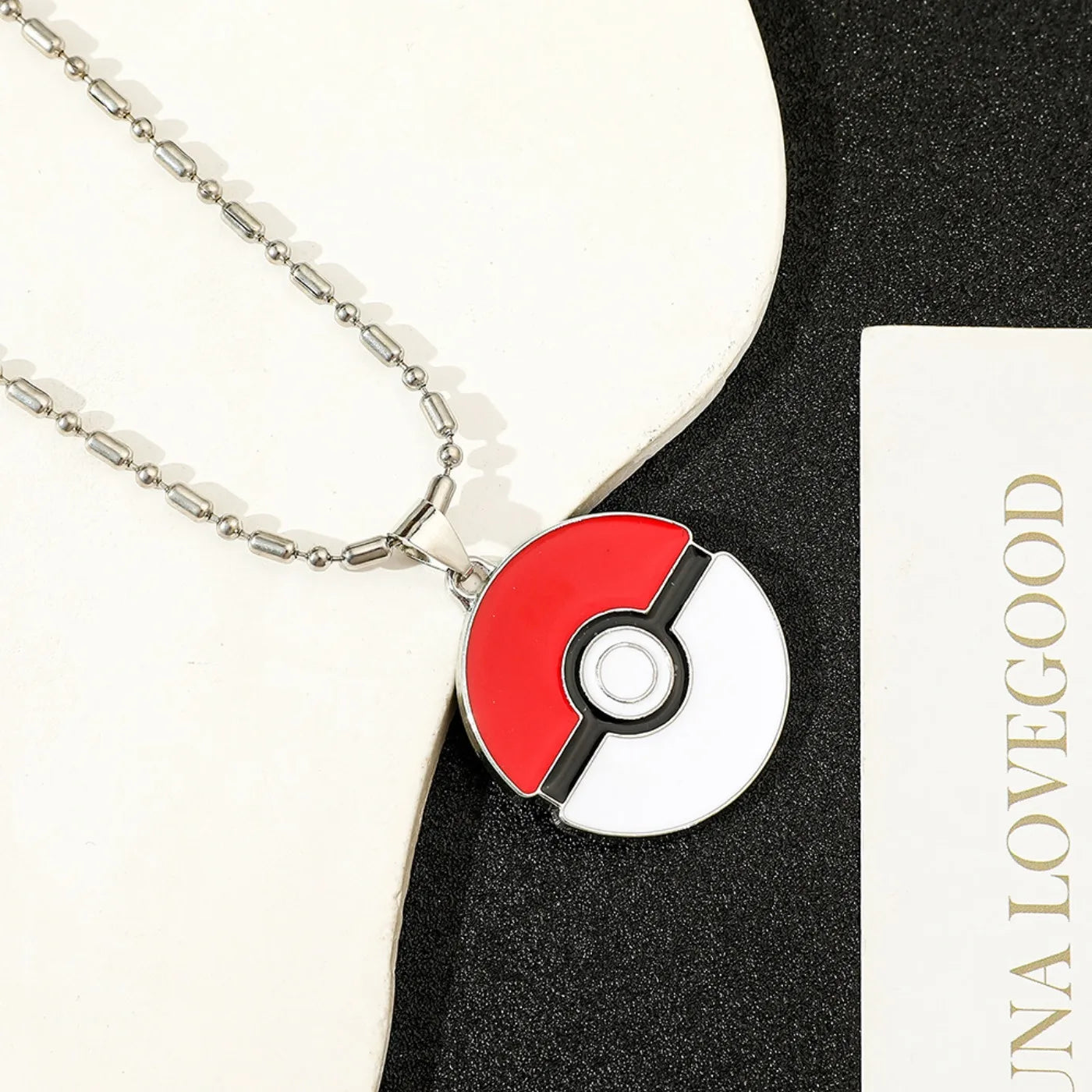 Anime-Style Ball Pendant Necklace | Collector Jewelry for Fans