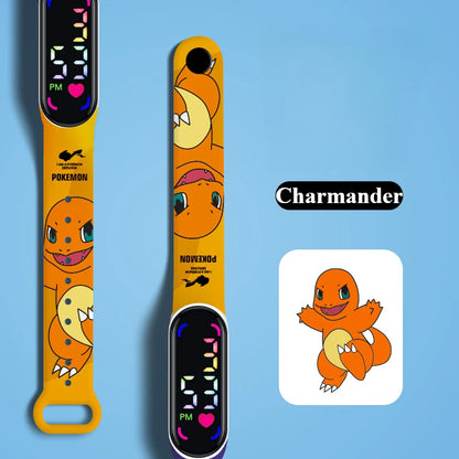 Anime-Style LED Wristwatch for Kids | Waterproof Character Watch
