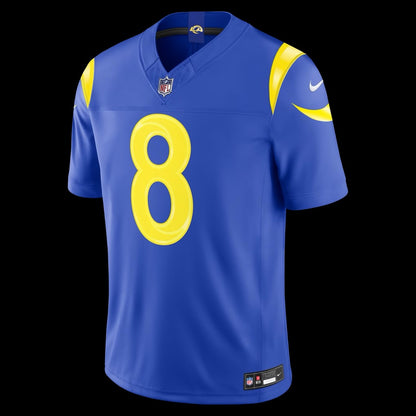 Jared Verse Rams Nike Vapor F.U.S.E. Limited Jersey - Royal - 2XL