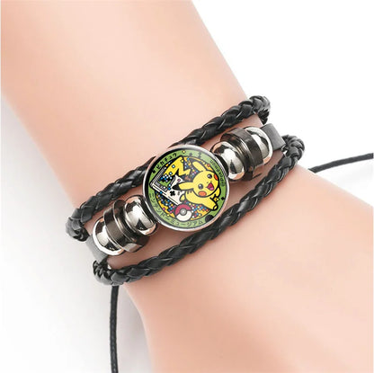 Anime-Style Character Chain Bracelet for Fans