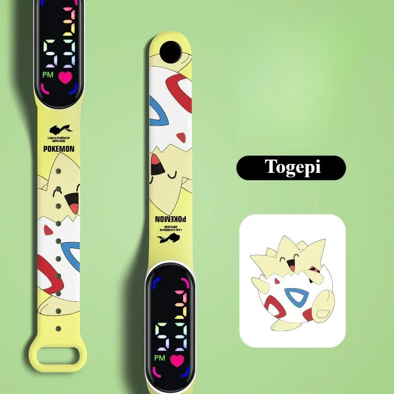 Anime-Style LED Wristwatch for Kids | Waterproof Character Watch