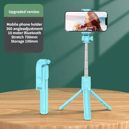 3-in-1 Bluetooth Tripod, Selfie Stick & Ring Light for Streamers