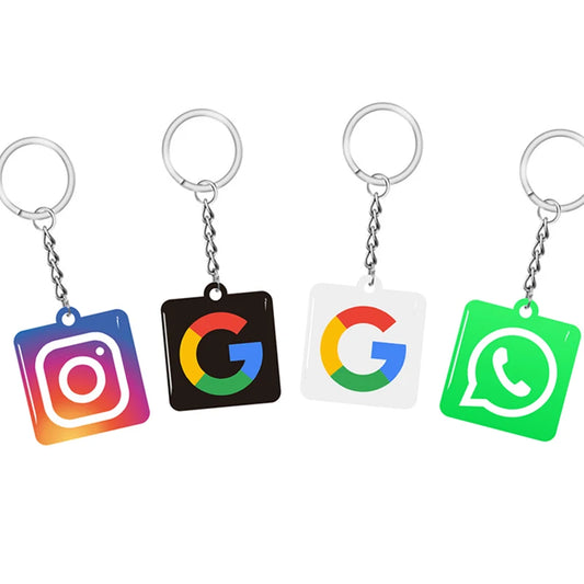 NFC Tap-to-Review Keychain for Small Business & Vendors