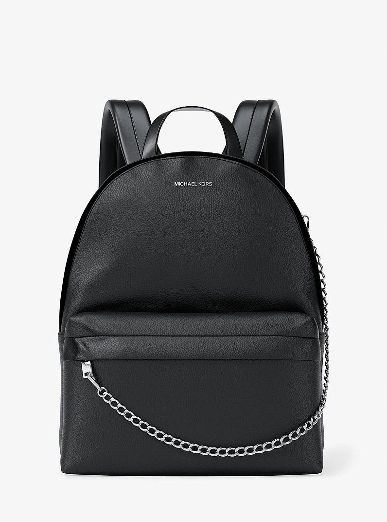 Michael Kors Slater Medium Backpack in Black - manufacturer stock photo