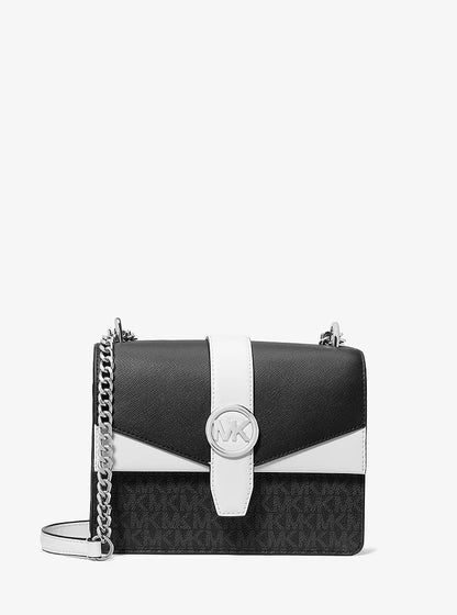 Michael Kors Greenwich Small Crossbody - Black Combo