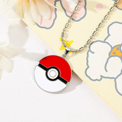 Anime-Style Ball Pendant Necklace | Collector Jewelry for Fans