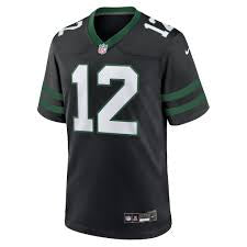 Joe Namath Jets Nike Alternate Vapor F.U.S.E. Limited Jersey - Legacy Black - 2XL