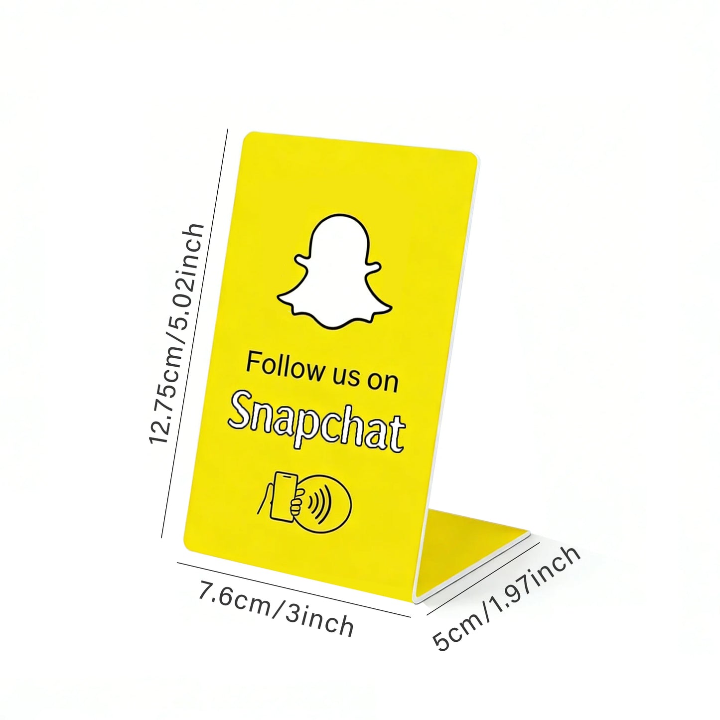 NFC Tap-to-Review Display Card for Counters & Tables