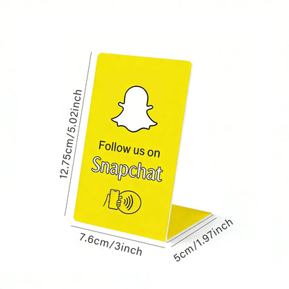 NFC Tap-to-Review Display Card for Counters & Tables