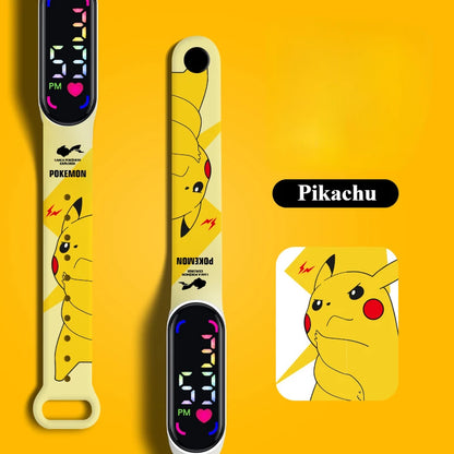 Anime-Style LED Wristwatch for Kids | Waterproof Character Watch