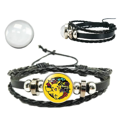 Anime-Style Character Chain Bracelet for Fans