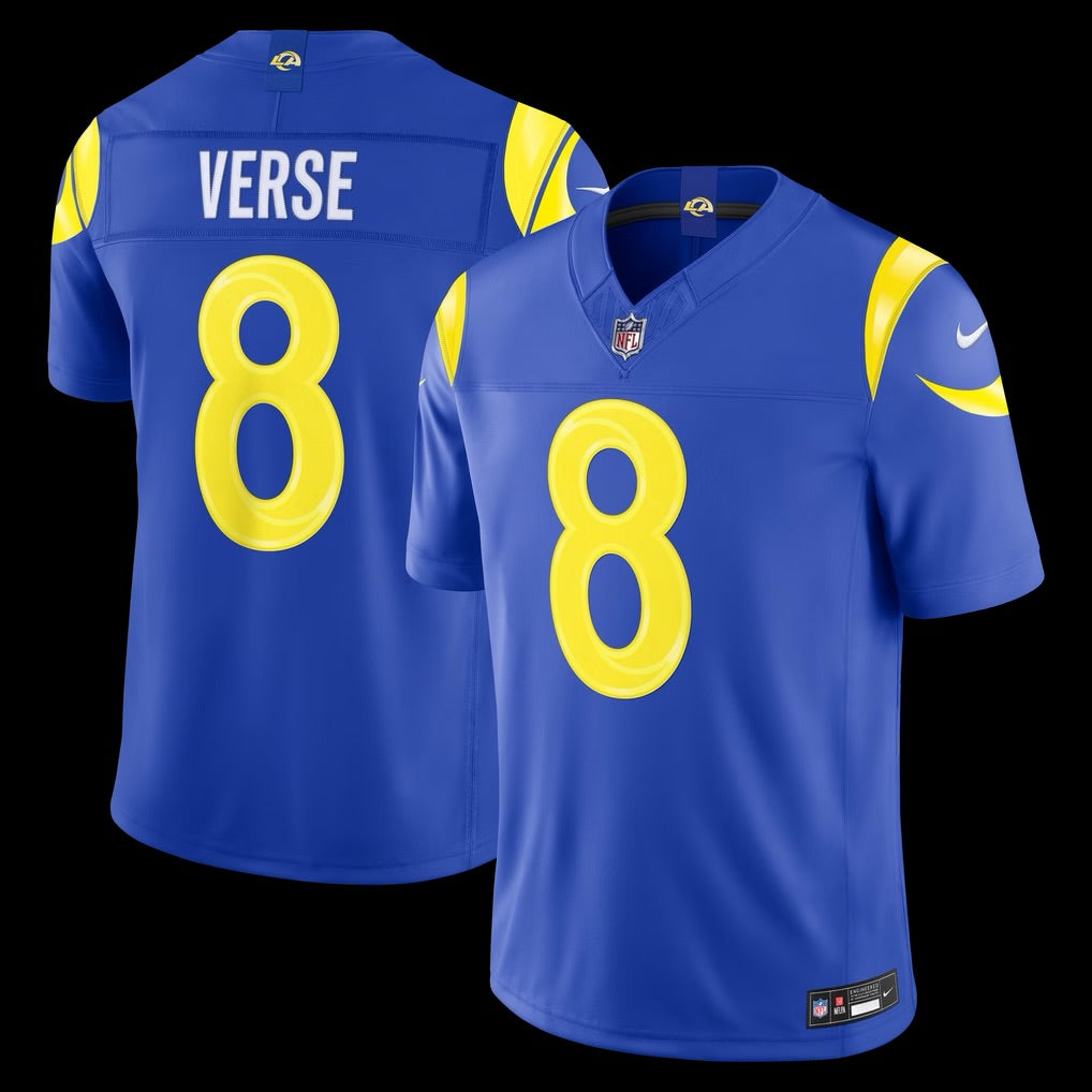 Jared Verse Rams Nike Vapor F.U.S.E. Limited Jersey - Royal - 2XL
