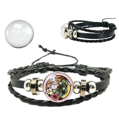 Anime-Style Character Chain Bracelet for Fans