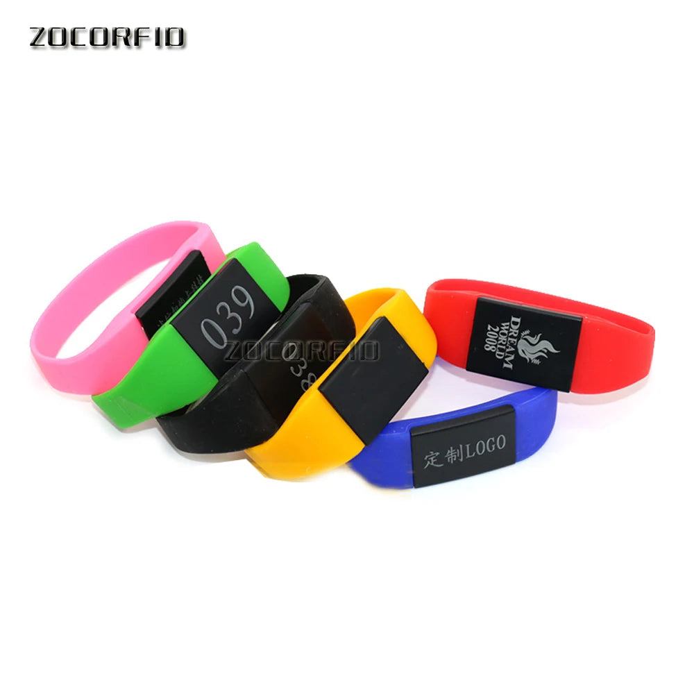 Programmable NFC Silicone Wristband for Vendors & Events