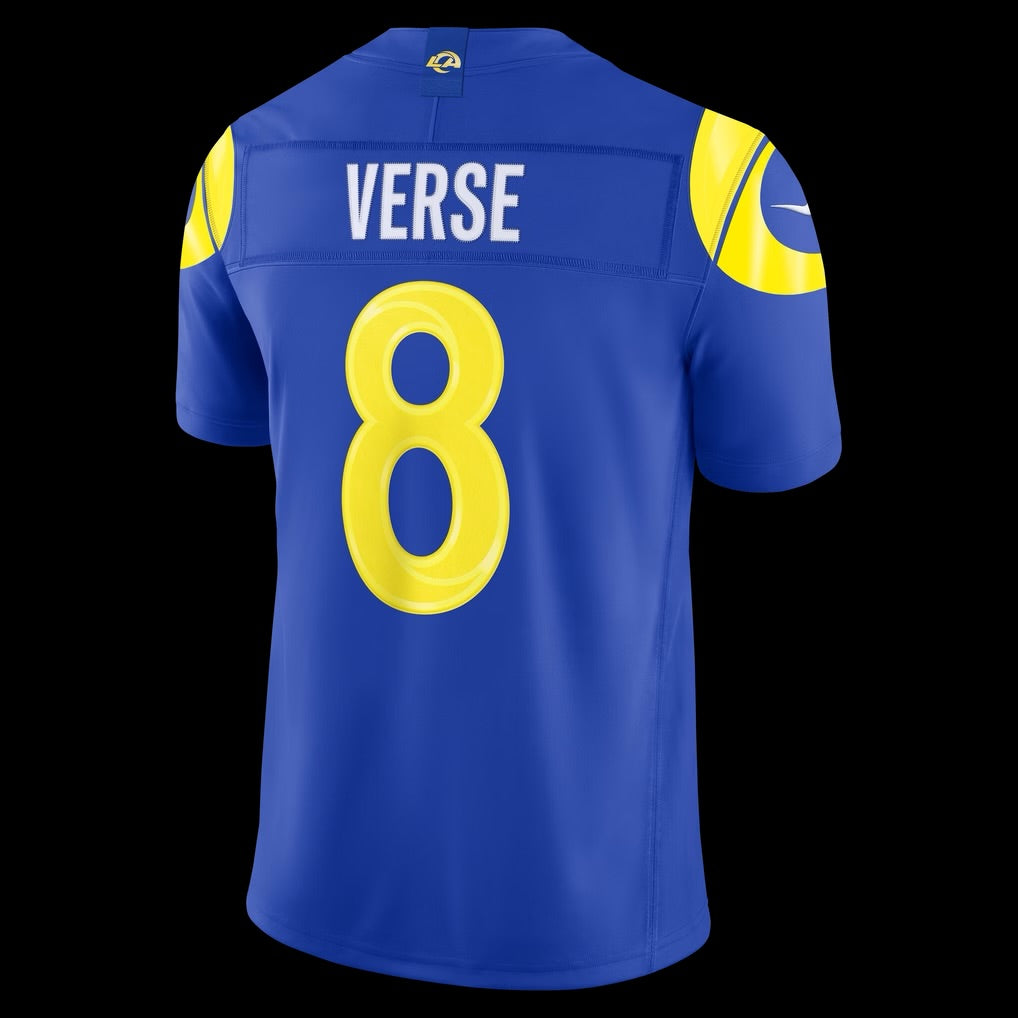 Jared Verse Rams Nike Vapor F.U.S.E. Limited Jersey - Royal - 2XL