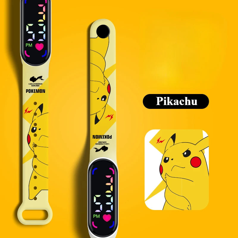 Anime-Style LED Wristwatch for Kids | Waterproof Character Watch