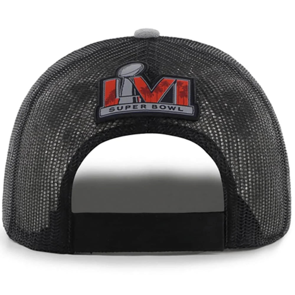 Los Angeles Rams '47 Super Bowl LVI Bound Aperture Trucker Hat - Gray/Black
