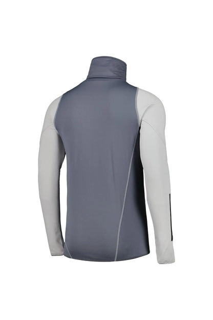 Chicago Fire adidas Warm Raglan COLD.RDY Top - Gray