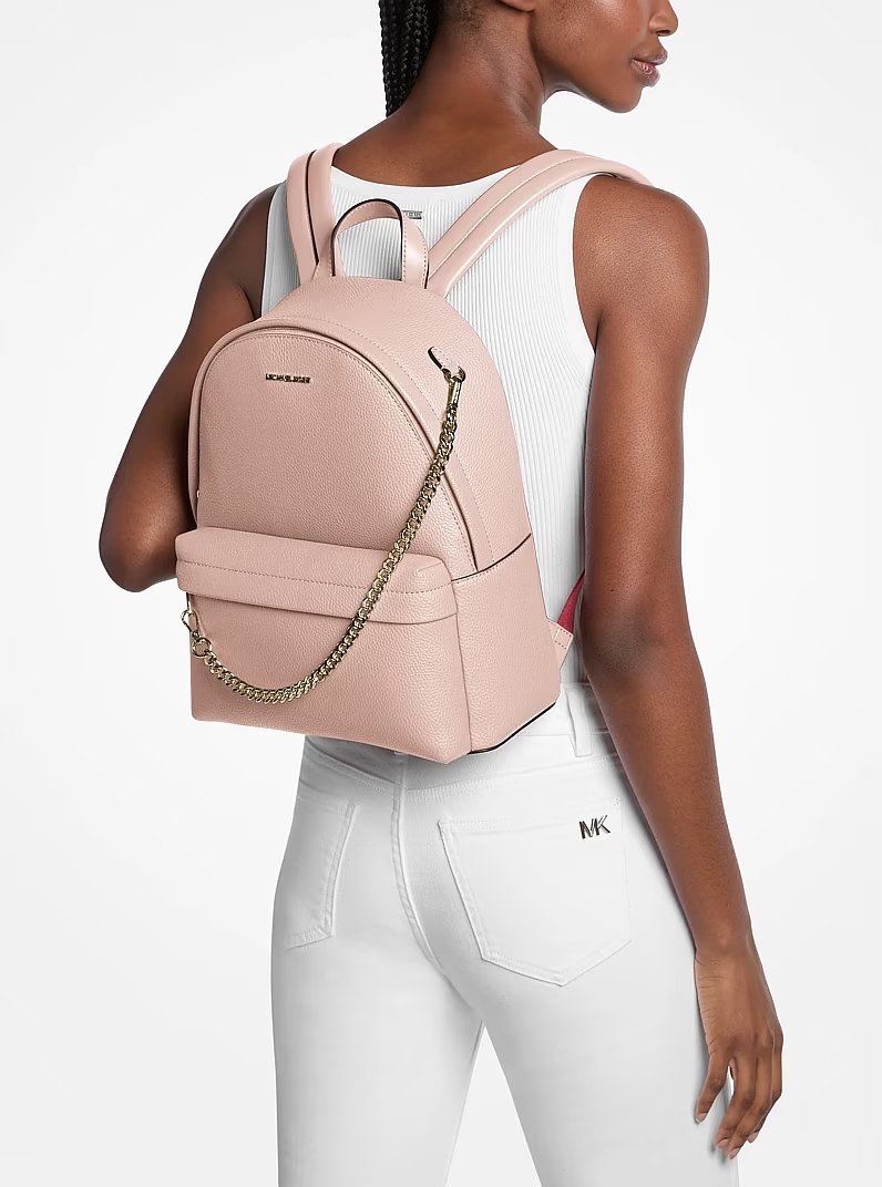 Michael Kors Slater Medium Backpack Powder Blush - actual item detail