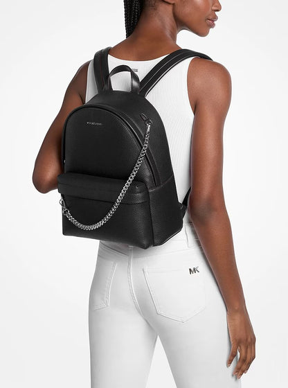 Michael Kors Slater Medium Backpack Black - actual item detail