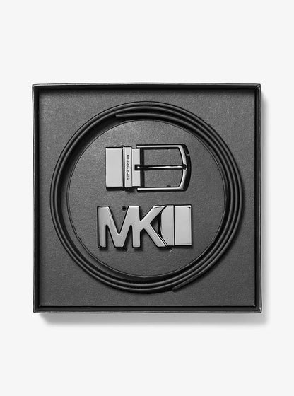 Michael Kors 4-In-1 Logo Belt Box Set Black - actual item detail