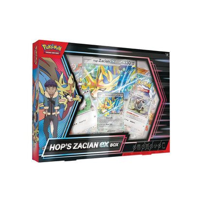 Pokémon TCG Hop's Zacian ex Box — factory sealed box front