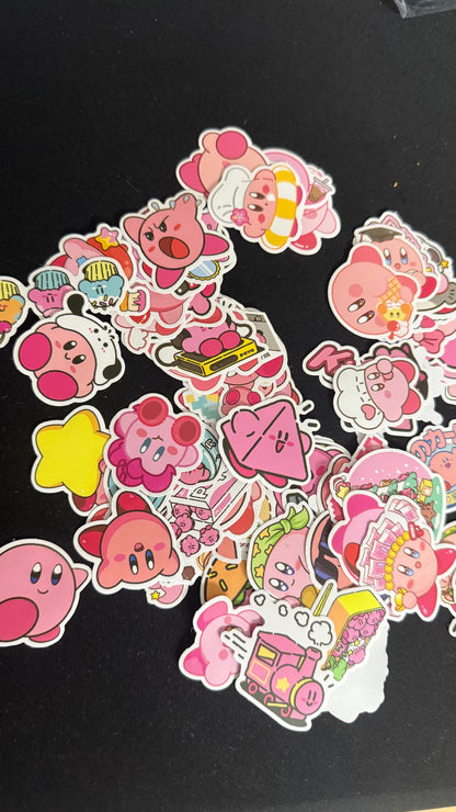 Themed Sticker Packs — Kirby, Stranger Things, K-Pop Demon Hunters & Band Logos
