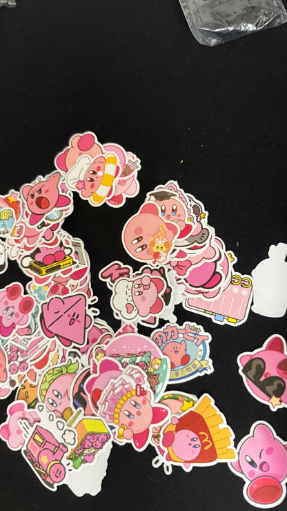 Themed Sticker Packs — Kirby, Stranger Things, K-Pop Demon Hunters & Band Logos