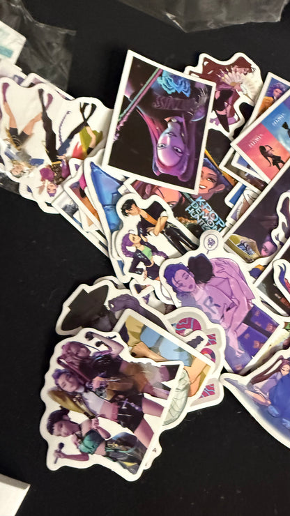 Themed Sticker Packs — Kirby, Stranger Things, K-Pop Demon Hunters & Band Logos
