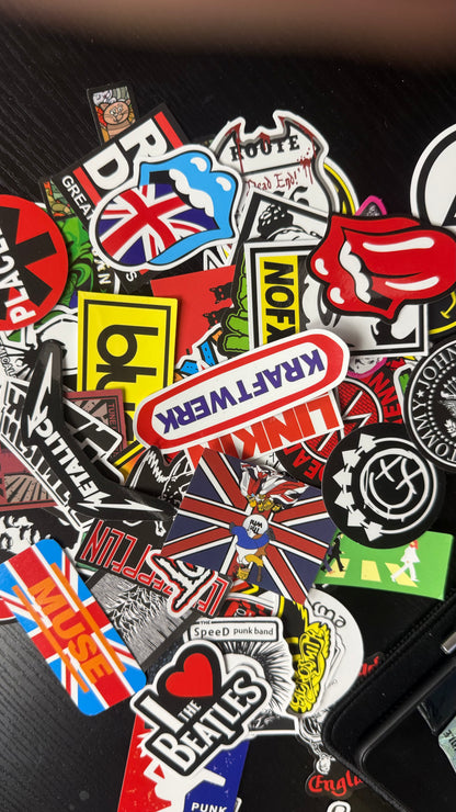 Themed Sticker Packs — Kirby, Stranger Things, K-Pop Demon Hunters & Band Logos