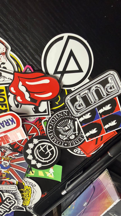 Themed Sticker Packs — Kirby, Stranger Things, K-Pop Demon Hunters & Band Logos