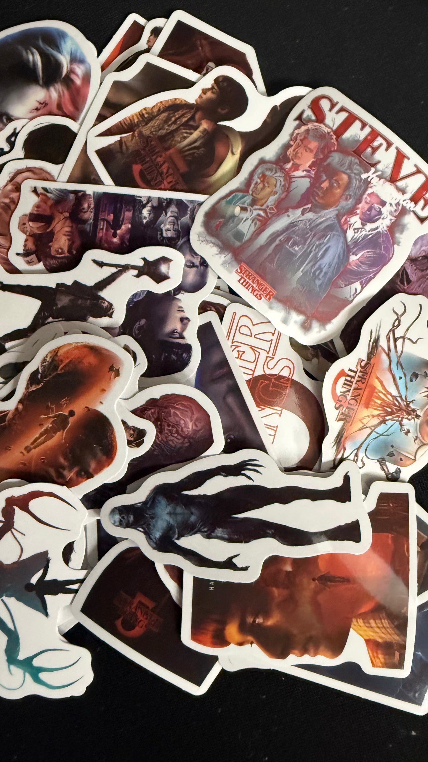 Themed Sticker Packs — Kirby, Stranger Things, K-Pop Demon Hunters & Band Logos