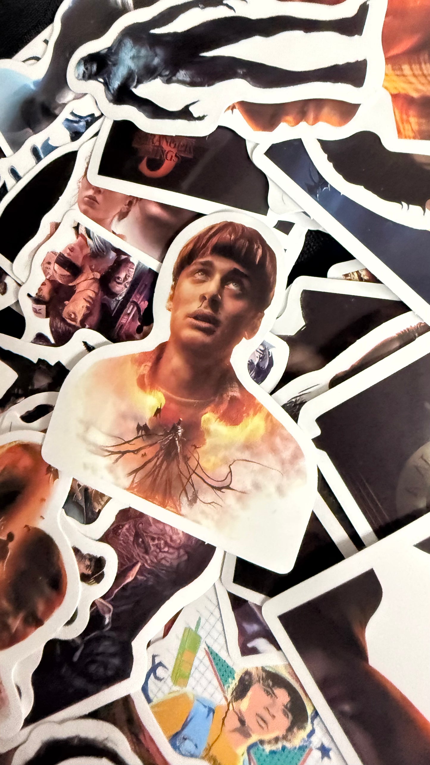 Themed Sticker Packs — Kirby, Stranger Things, K-Pop Demon Hunters & Band Logos