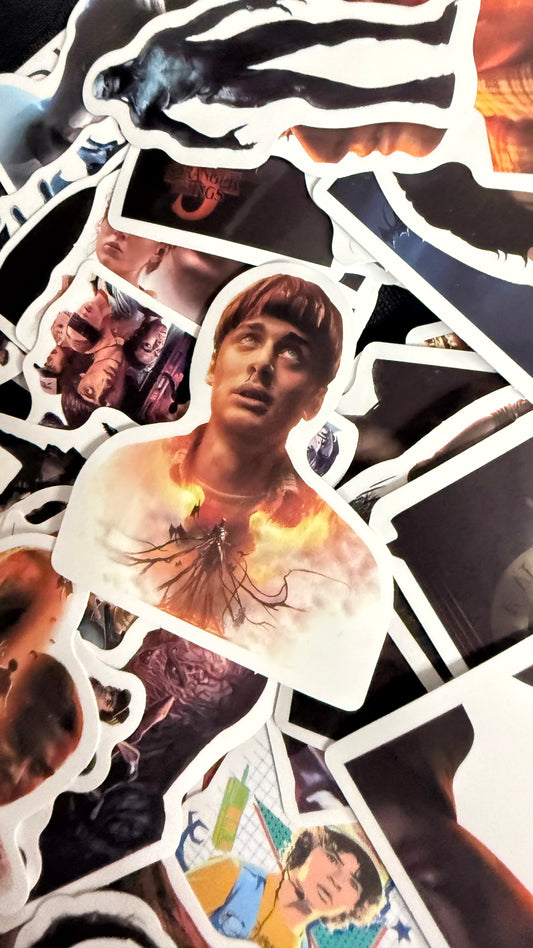 Themed Sticker Packs — Kirby, Stranger Things, K-Pop Demon Hunters & Band Logos