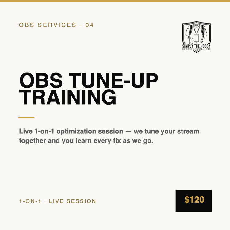 OBS Tune-Up Training – Live Stream Optimization Session