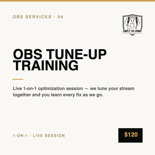 OBS Tune-Up Training – Live Stream Optimization Session
