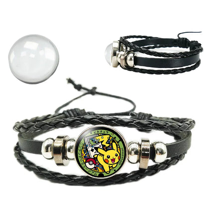 Anime-Style Character Chain Bracelet for Fans